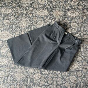 Abercrombie Gray Wide-Leg Trousers